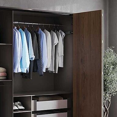 Системы фурнитуры для складных дверей Hettich